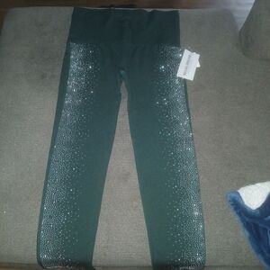 Sparkling Black Leggings